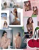 A magazine with a bunch of pictures of women in underwear.